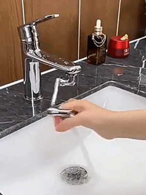 제조사 직영, 한정 구매 1+1![다기능 로봇팔 신축 및 회전식】튀김 방지 수도꼭지.