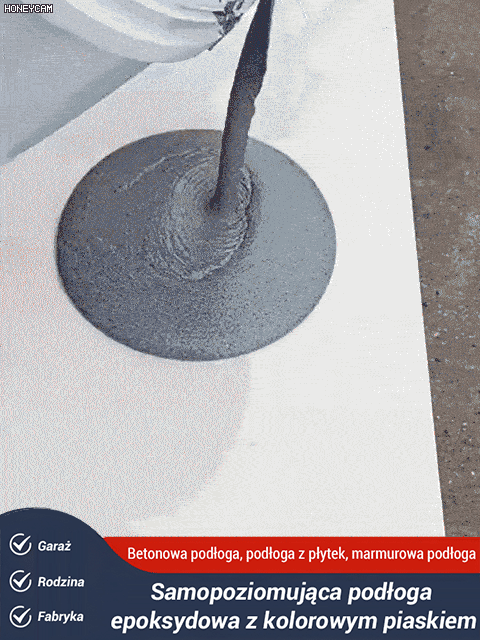 【Jednorazowe formowanie】 Ulepsz farbę do podłóg z piasku epoksydowego