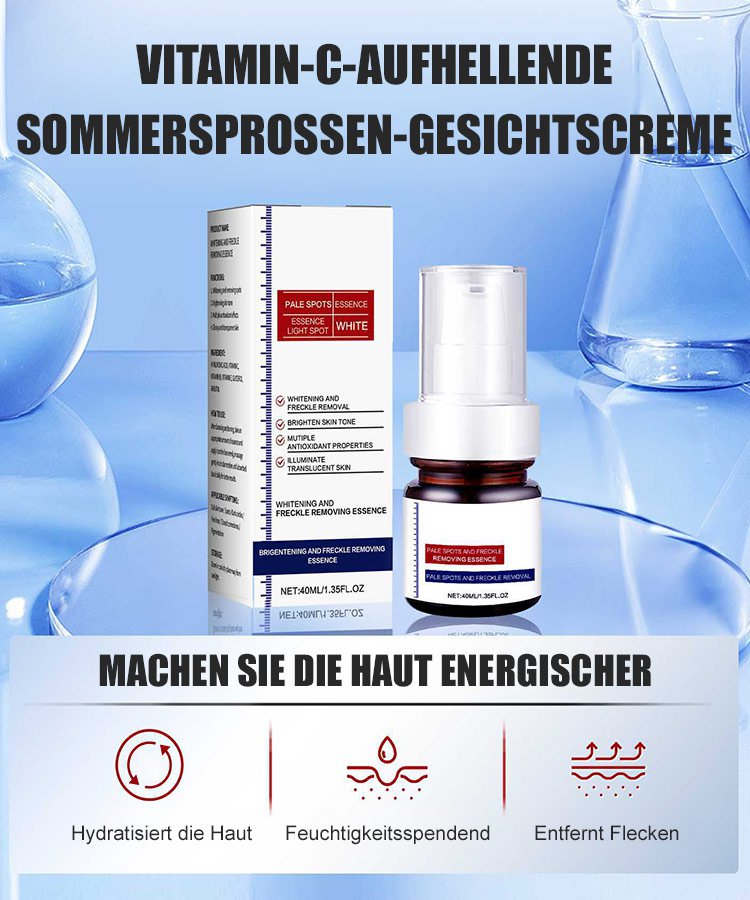 Serum gegen Hautflecken und reparierendes Reinigungsmittel
