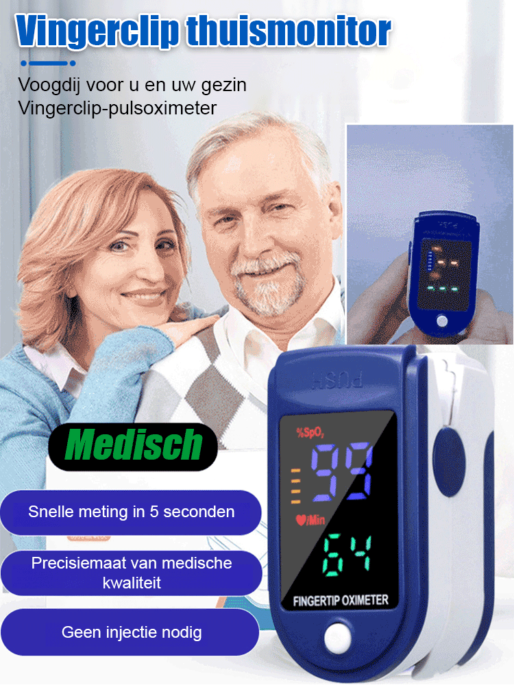 Vingerclip huiselijke monitor