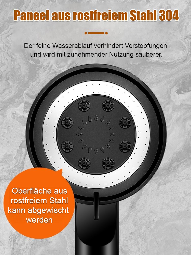 Fünf Stufen verstellbare Booster Dusche
