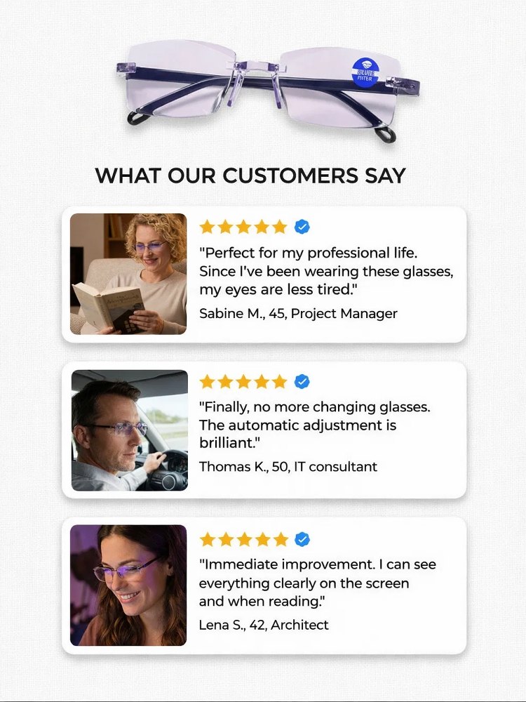 America’s first "Smart Zoom" technology that brings your vision back to age 20! 