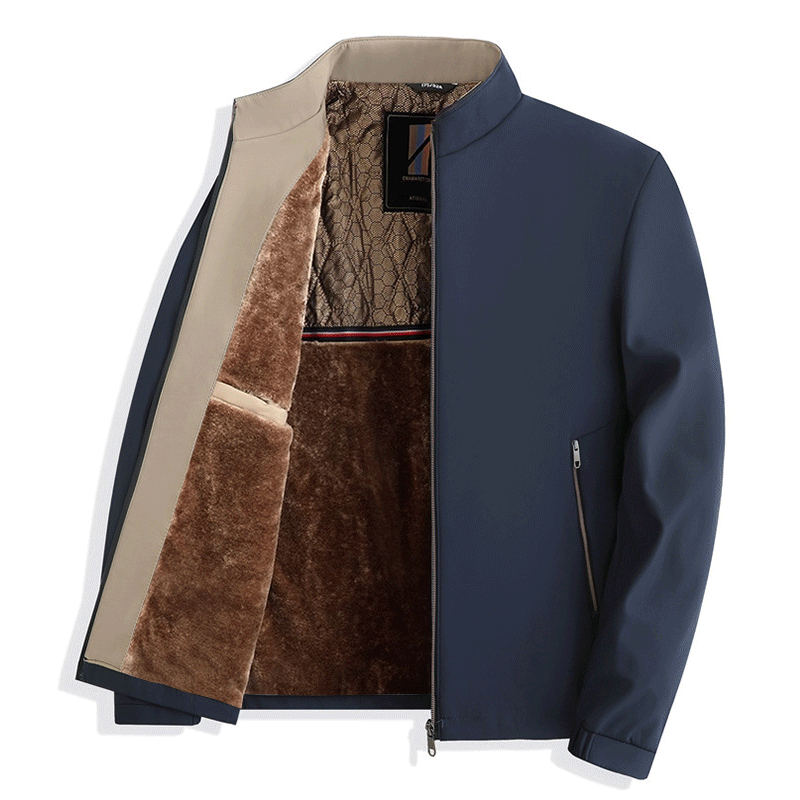 中綿入り裏ボアジャケット 表地：ポリエステル