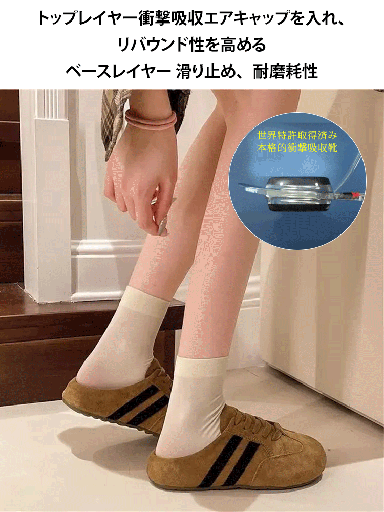 厚底サボスニーカー