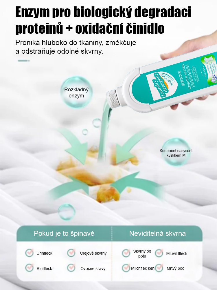 【Staré oblečení se stává novým】Čisticí a rozjasňující prací prostředek