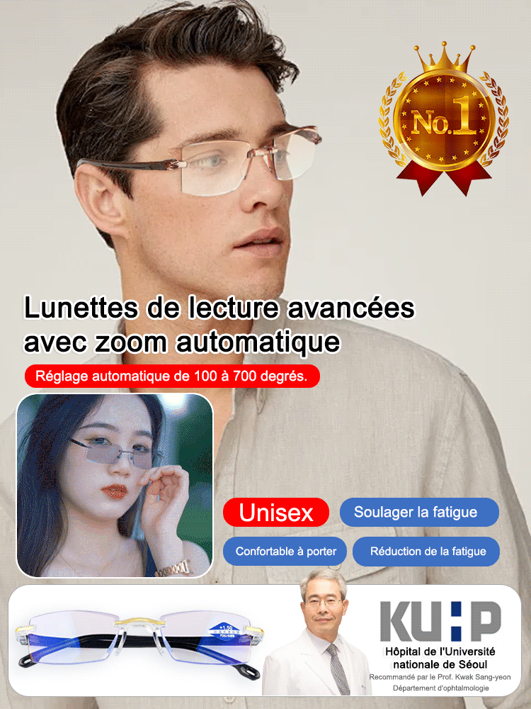 Presbytie Premium avec zoom automatique