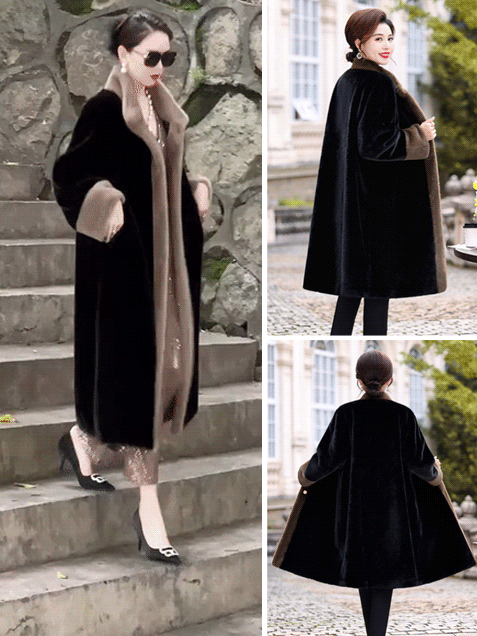 ミンクファーロングコート