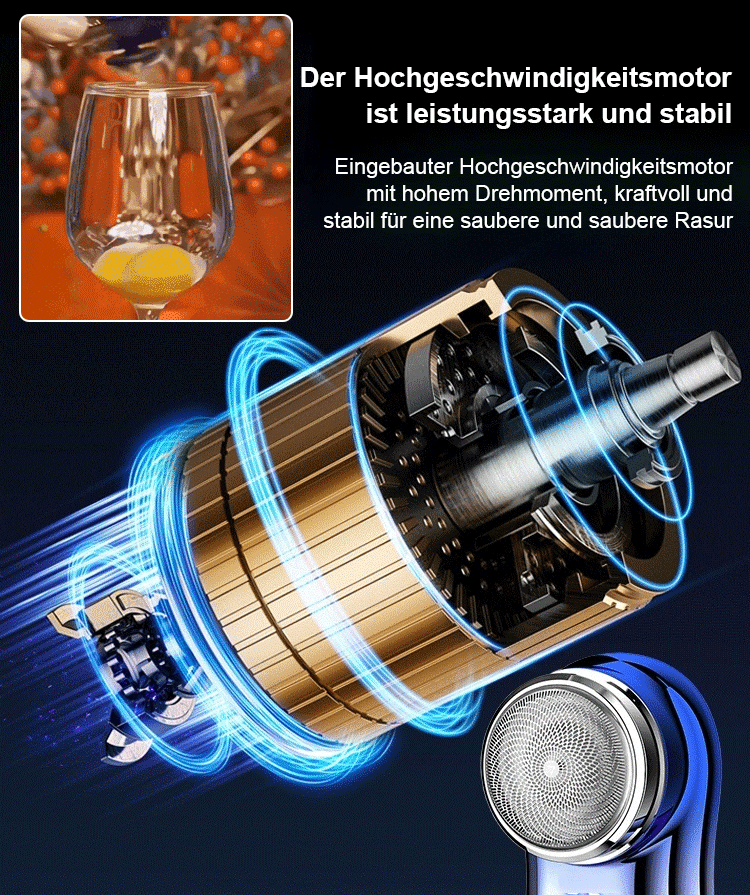 Tragbarer Rasierapparat