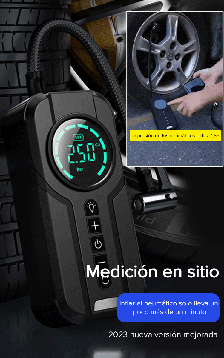 [Bomba dual alemana de alta presión] bomba de aire inteligente ultra silenciosa