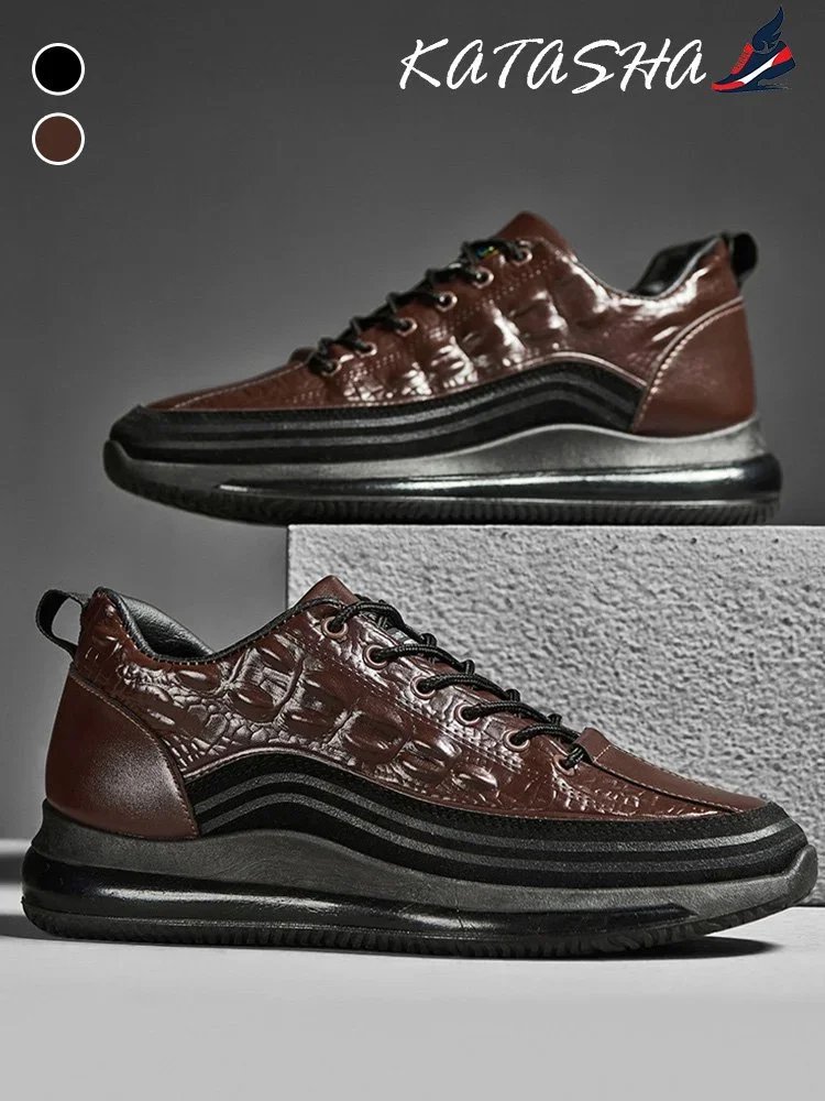 Zapatos de hombre con estampado de cocodrilo a la moda