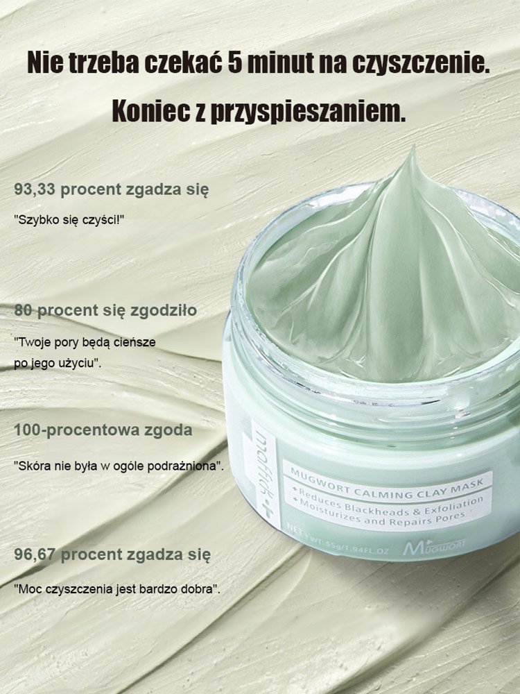 MAFFICK Maska z węglem aktywnym z bylicą