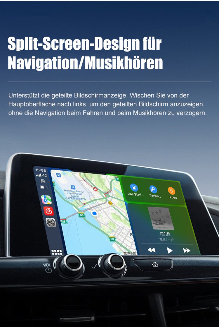 Auto-Infotainment-System mit Konnektivitätsbox