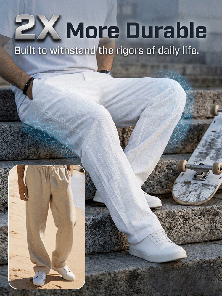 Loose Linen Casual Pants