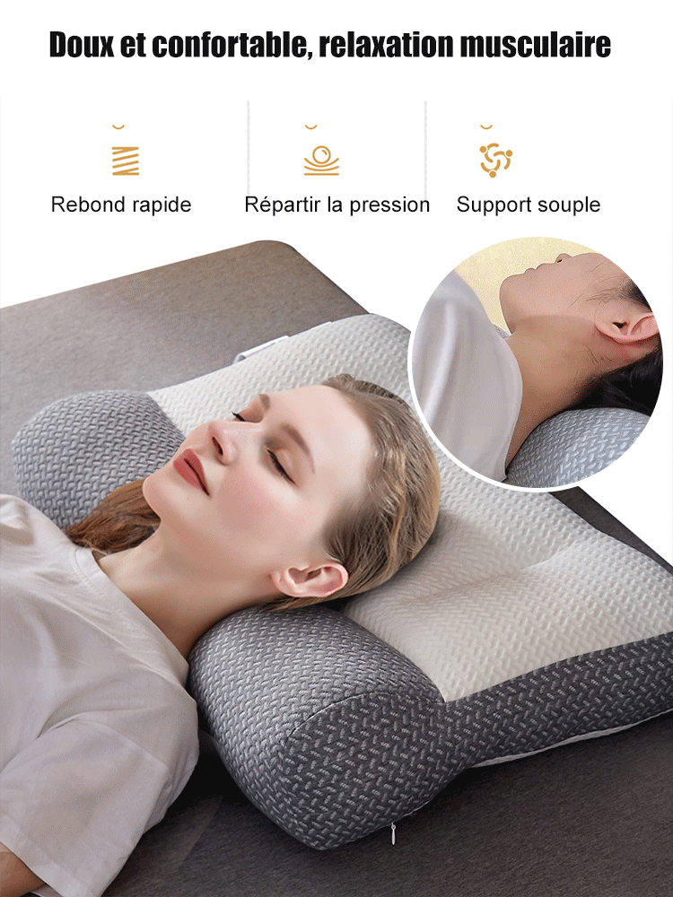 Oreiller de soutien cervical anti-traction