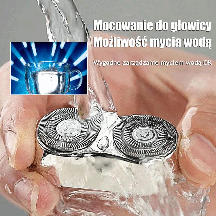 Nowa mini golarka elektryczna z podwójną głowicą