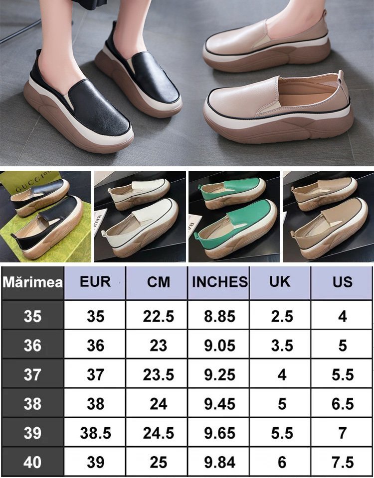 Pantofi LeFou din piele de vacă