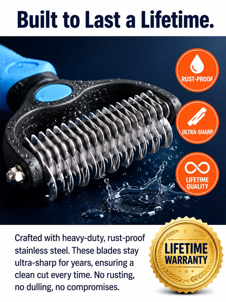  Give Your Pet the Gift of Gentle Grooming--PetSmooth™ Brush 