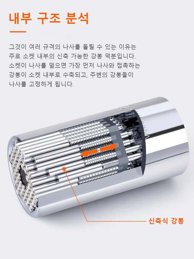 19mm 매직 다기능 소켓 렌치