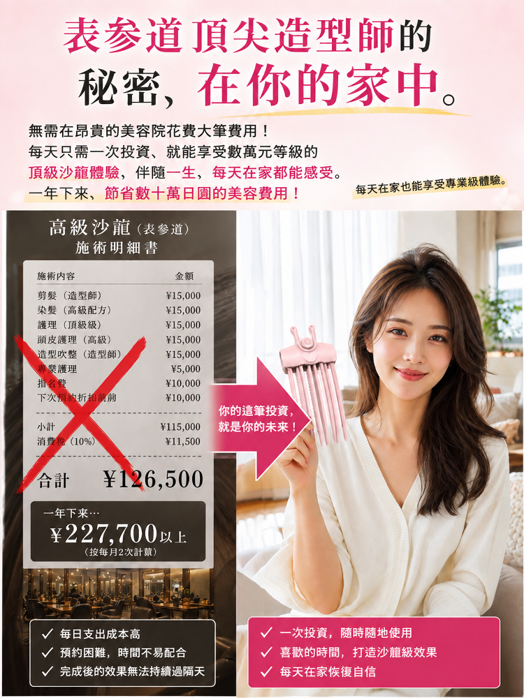 HFH-表參道星鑽 3D高顱頂蓬鬆電熱梳