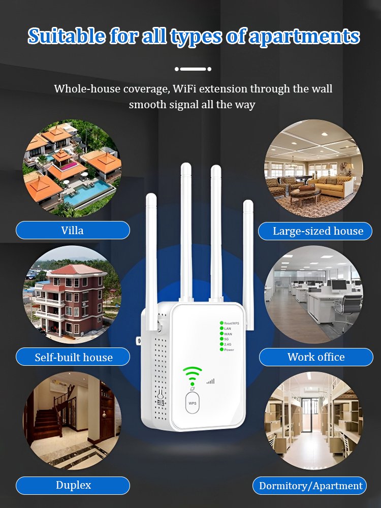 Dual-band WIFI wireless signal transmitter