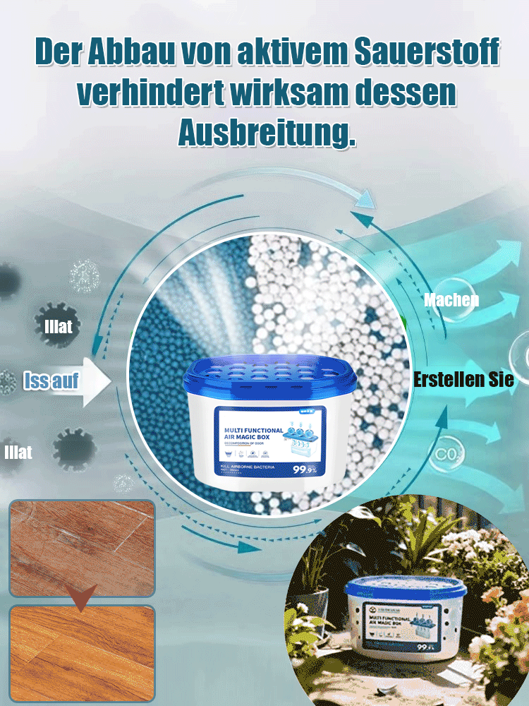 Multifunktionale Staubbox, entwickelt von amerikanischen Biomedizinexperten