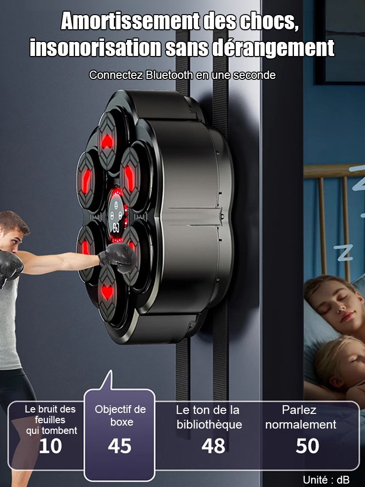Cible de boxe Bluetooth intelligente