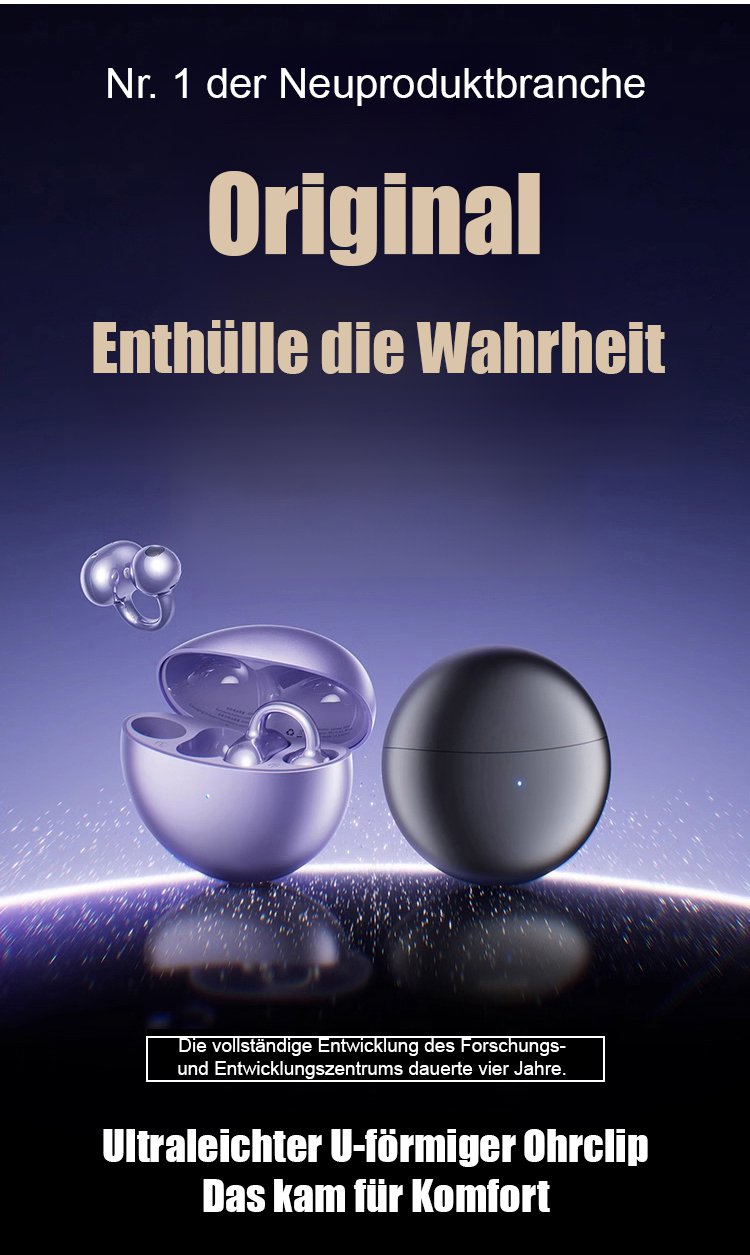 Bluetooth-Kopfhörer mit Knochenleitung – Gesamtansicht