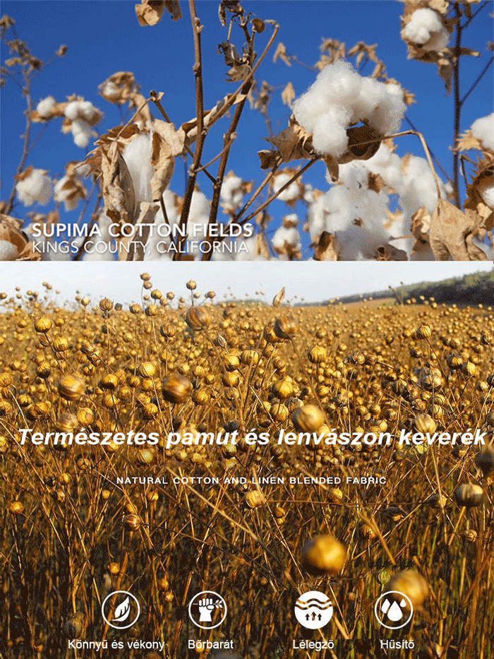 Női pamut és vászon ruha