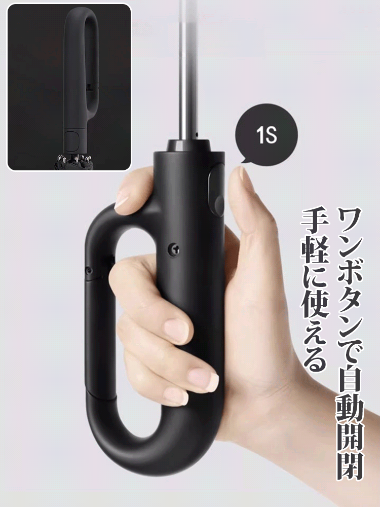 自動開閉晴雨兼用折りたたみ傘