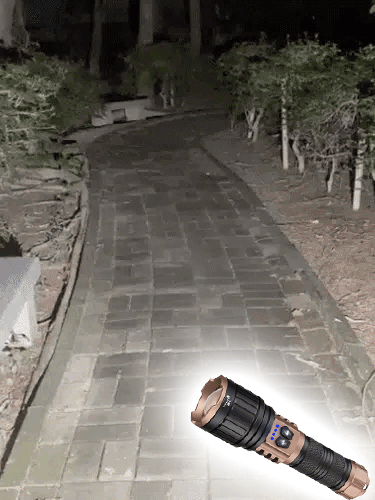 【Sursă dublă de lumină, rază ultra-luminoasă】Lanternă cu focalizare variabilă și laser alb