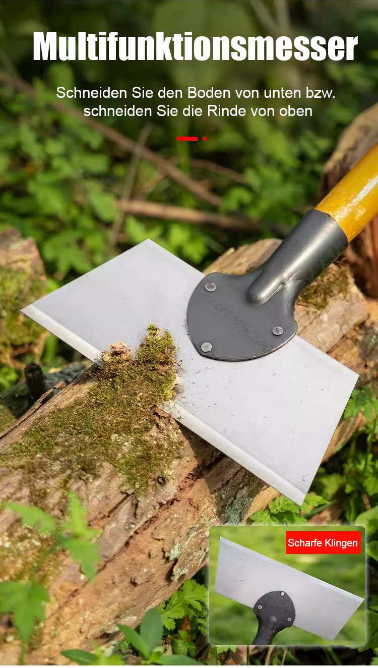 Robuste Reinigungsschaufel aus Manganstahl für den Haushalt