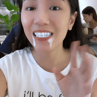 Baking soda toothpaste oral care