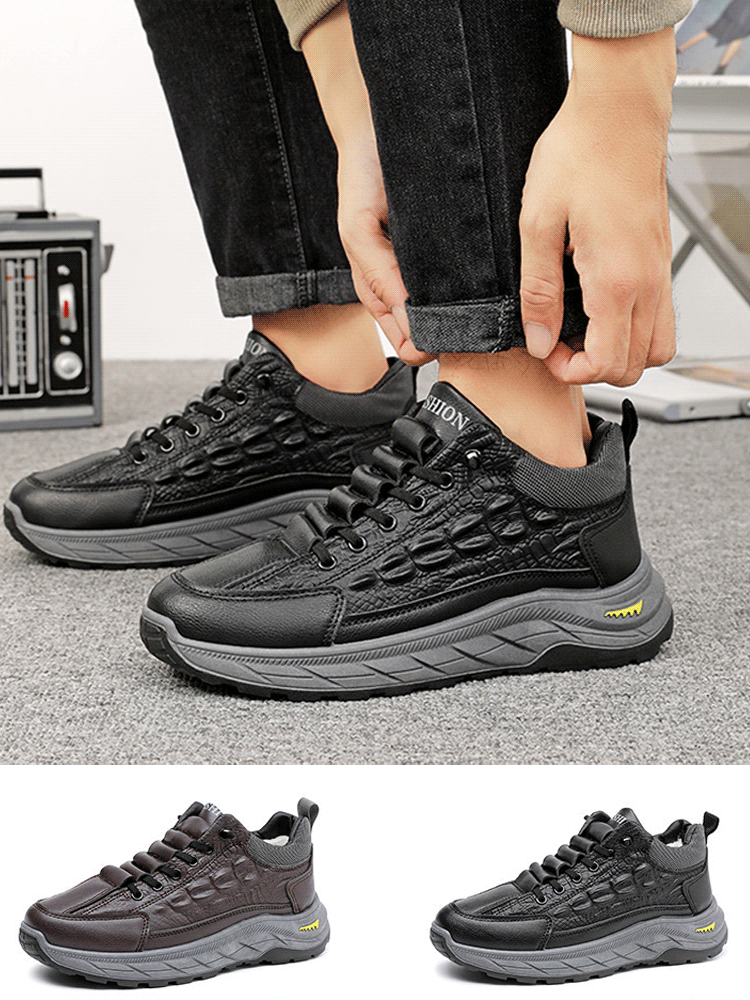 Krokodilmuster gefütterte Baumwollschuhe