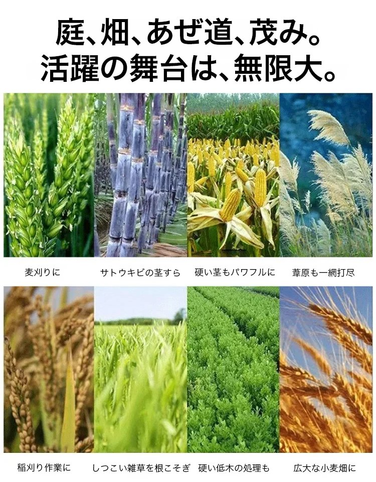 百年使っても壊れない、石を砕く車にも耐える【草刈りは火で焼くより徹底的】