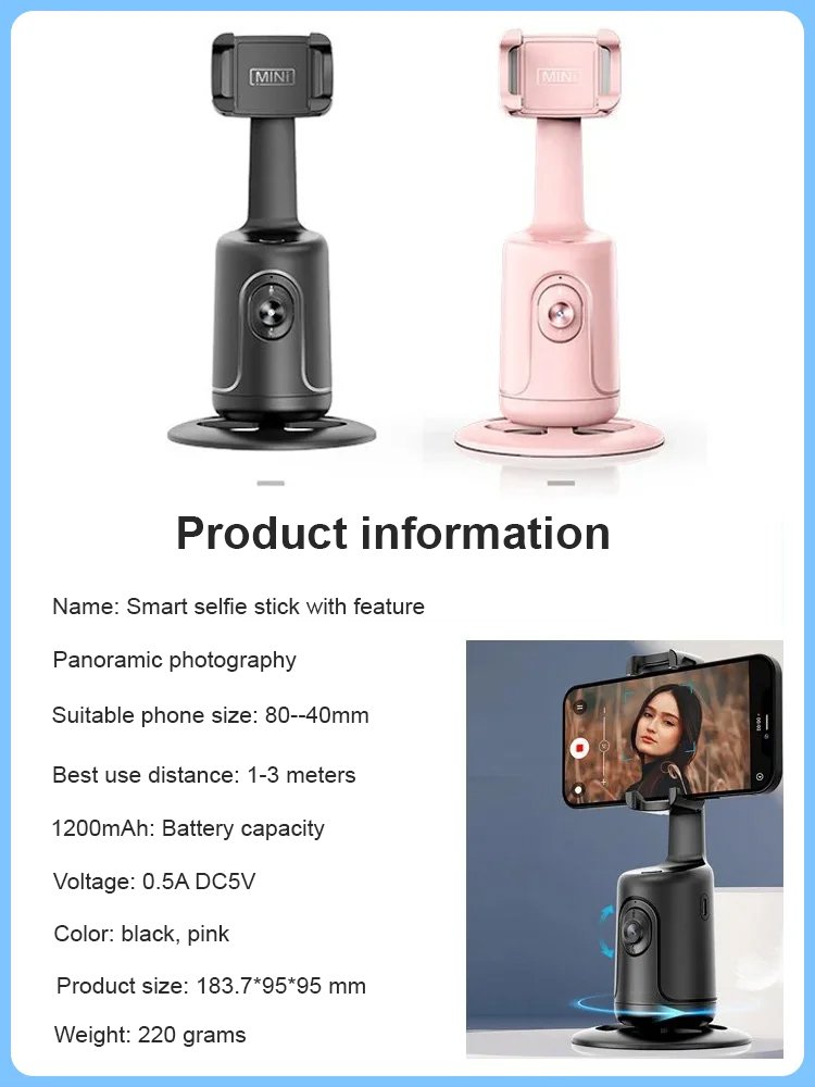 360°Face Recognition Tracking and Following Heads
