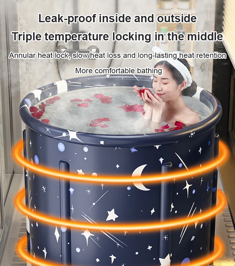 [Six-layer thickened] Installation-free bathtub