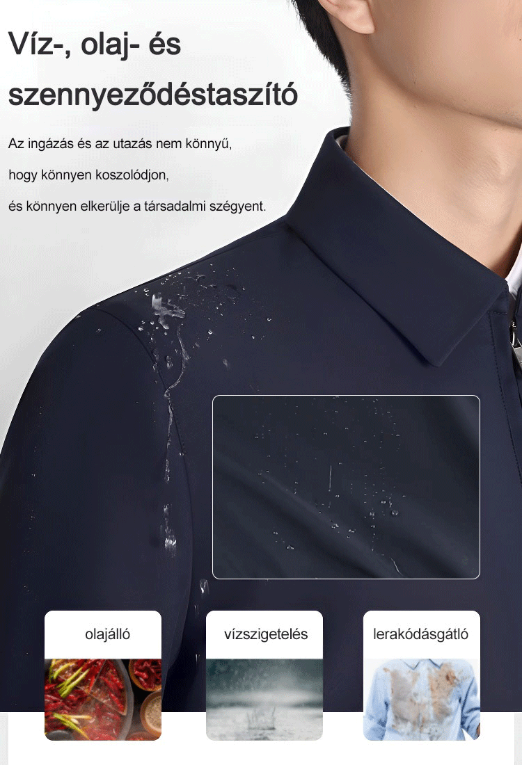 Eredeti férfi dzseki a pultnál