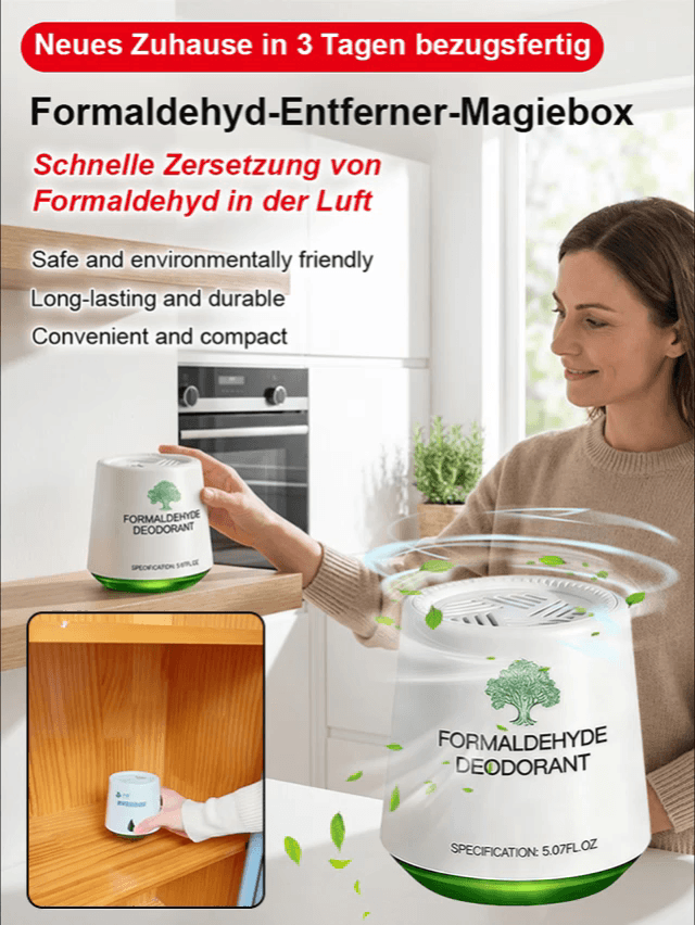 【Neubau in 3 Tagen bezugsfertig】Formaldehyd-Entfernungsbox