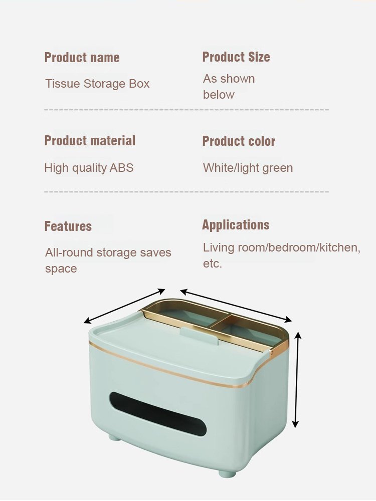 High-end handmade light luxury tissue box