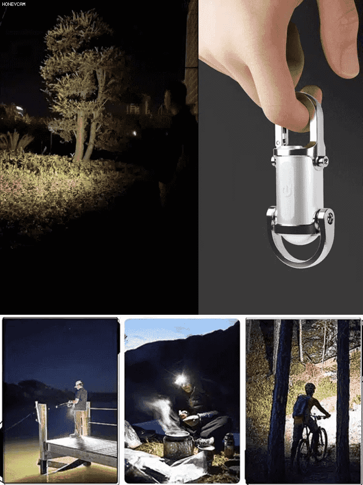 조명과 비상 전원 2-in-1, 미니 휴대용 손전등