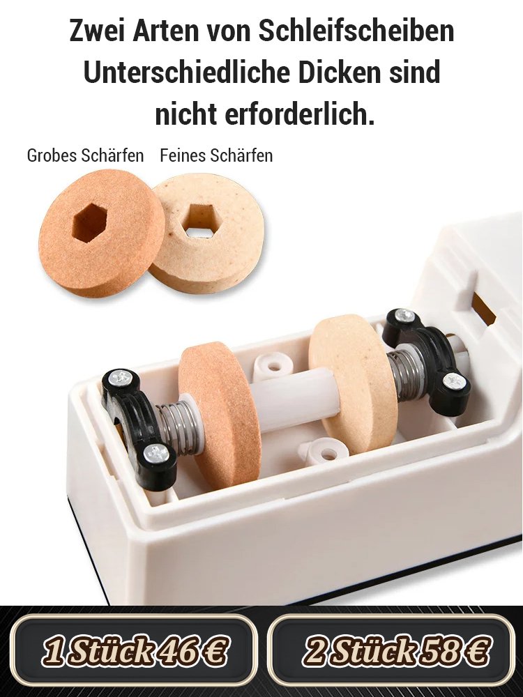 Schnellschärfender elektrischer Messerschärfer