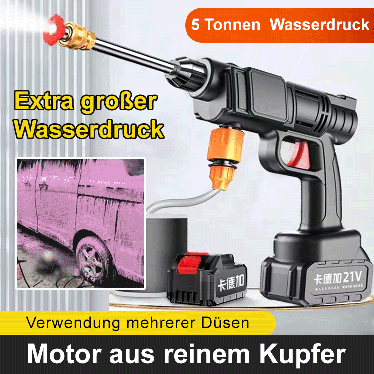 Home Tragbare, wiederaufladbare Hochdruck-Autowaschanlage