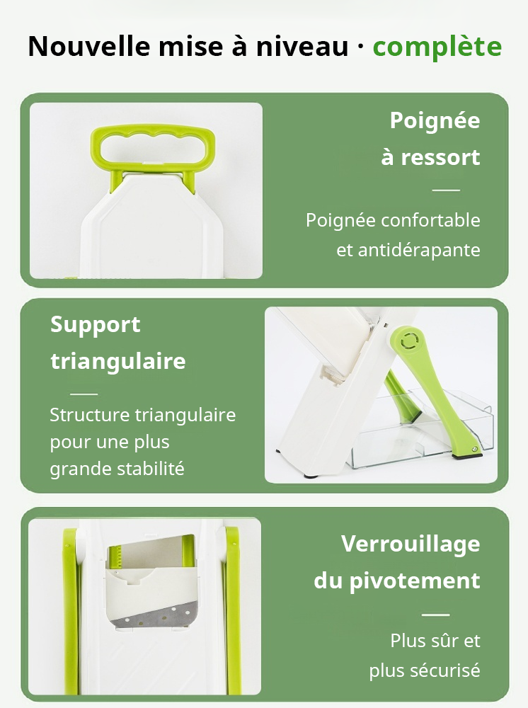 Coupe-légumes multifonctionnel domestique