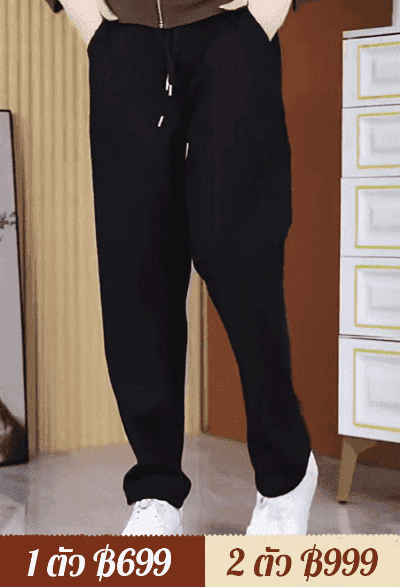 【เทคโนโลยีป้องกัน 6 เท่า】กางเกงบุขนกันลมแห้งเร็ว