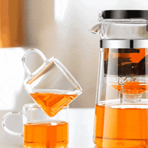 One-click filter tea set