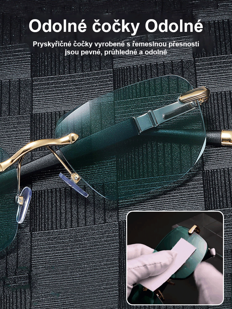 Chytré brýle s proměnlivým zoomem pro presbyopii