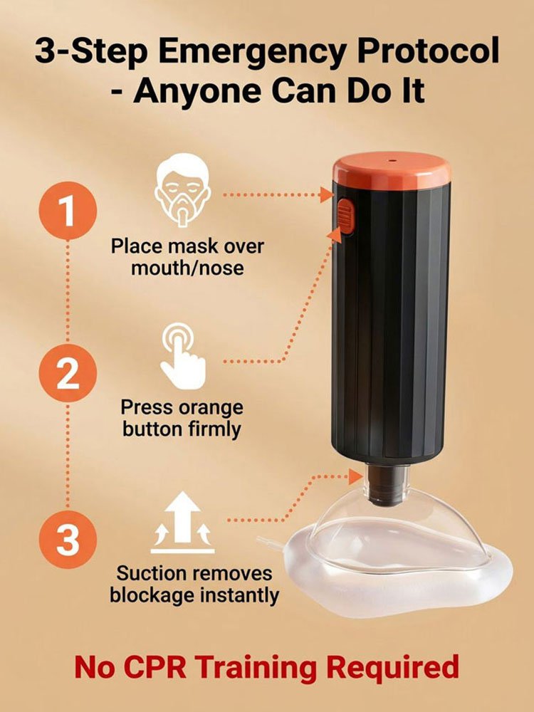 Heimlich Maneuver Anti-Choking Device