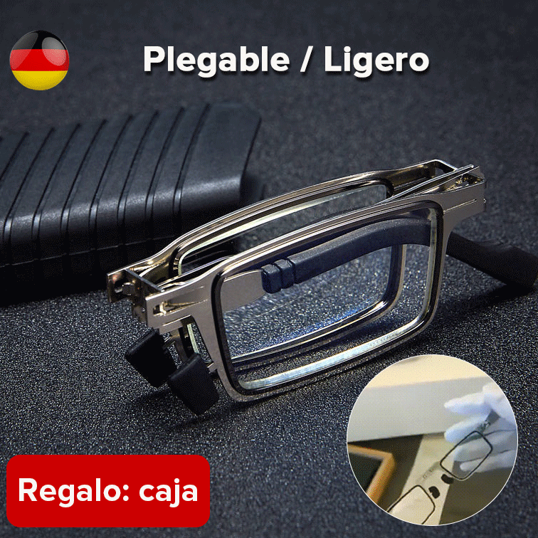 Gafas de lectura plegables ligeras con protección contra la luz azul