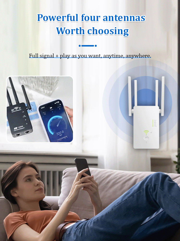 Dual-band WIFI wireless signal transmitter