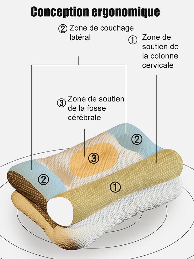 Oreiller de soutien cervical anti-traction